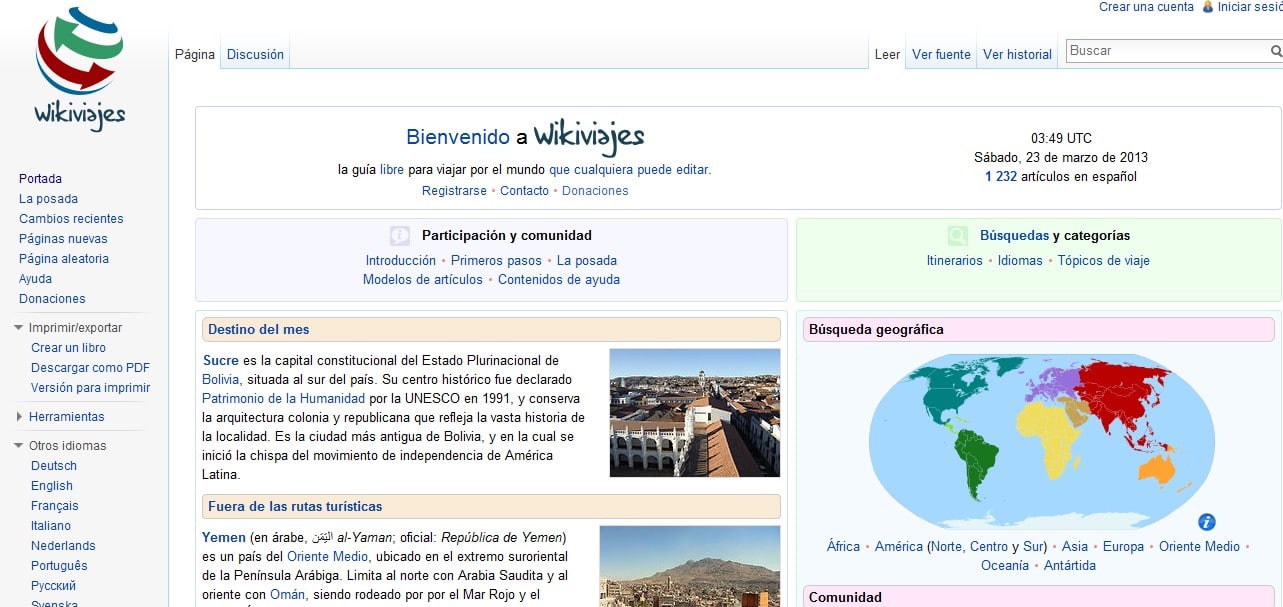 Wikiviajes - La guía de viajes de Wikipedia