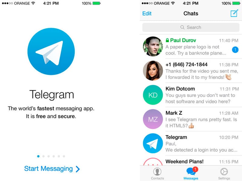 Telegram - La alternativa segura a Line y WhatsApp para enviar mensajes gratis