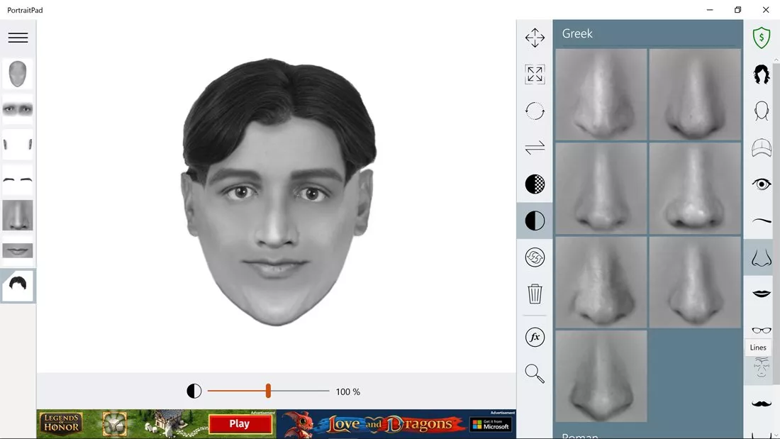programa para crear un retrato robot portraitpad