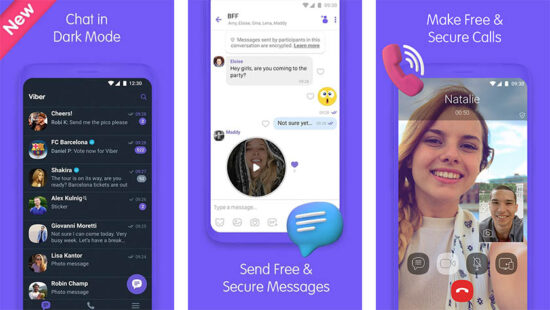 mejores apps de videochat gratis - Viber Messsenger