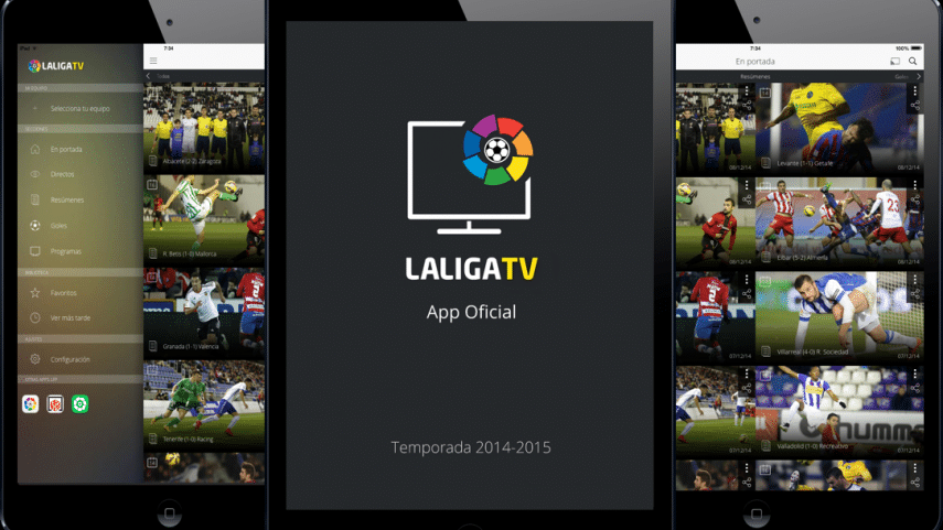 mejor app para ver futbol online gratis - la liga tv