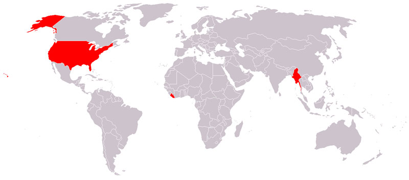 mapa de países que usan el sistema métrico vs imperial 40 Mapas que te ayudarán a entender el mundo