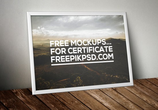 Free Certificate Mockup Psd Download