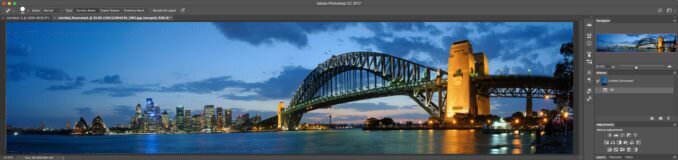Adobe Photoshop Photo Merge para la costura panorámica