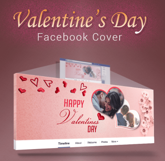Portada gratuita de Facebook del Día de San Valentín