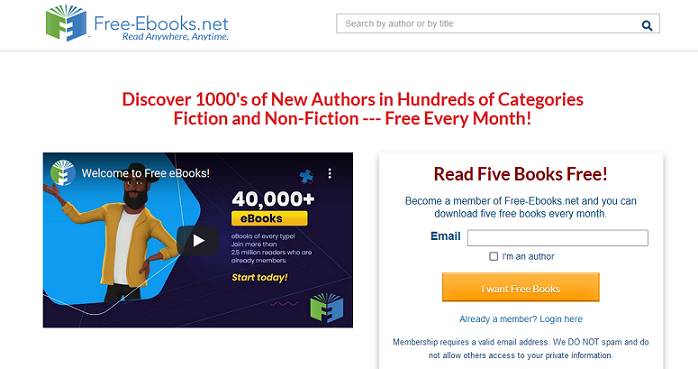 Sitio web de libros electrónicos gratuitos