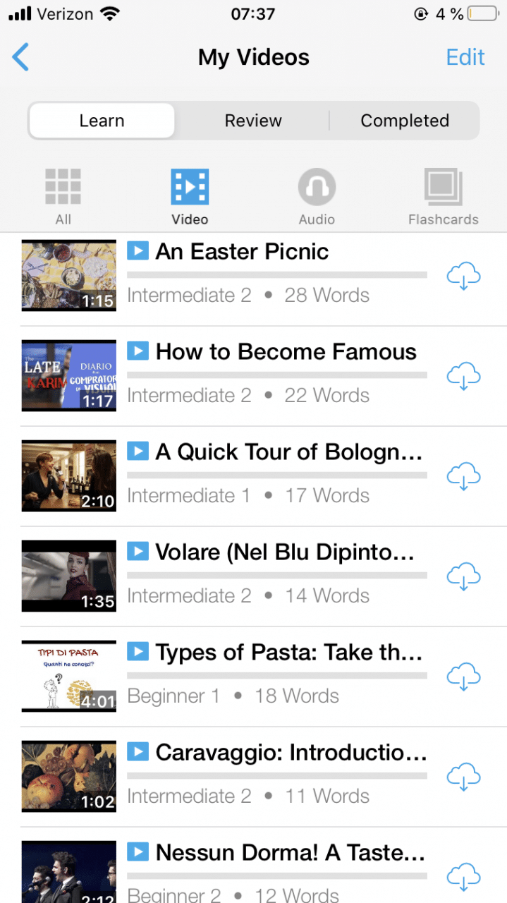 aprender-italiano-con-videos