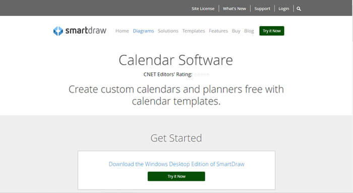 Software de calendario SmartDraw