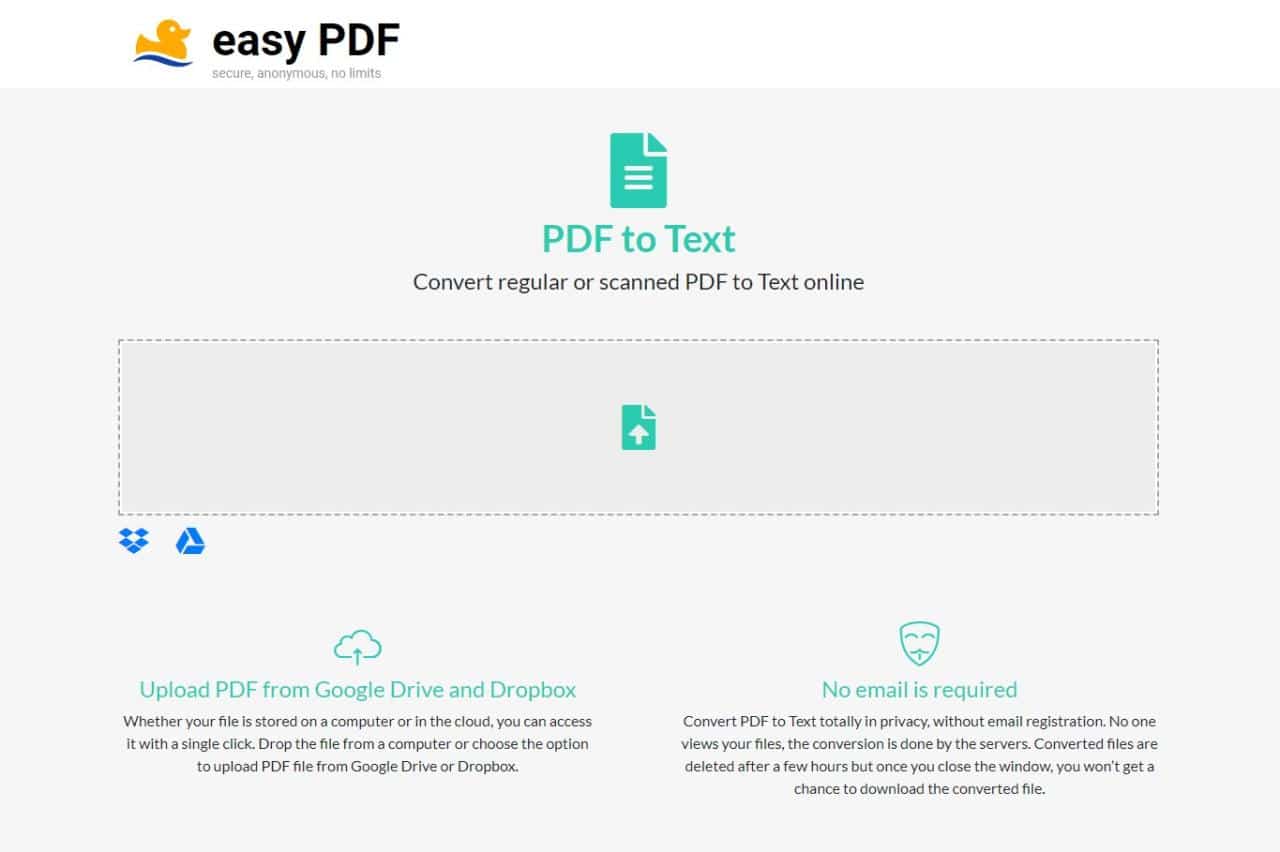 conversor de pdf a texto easypdf