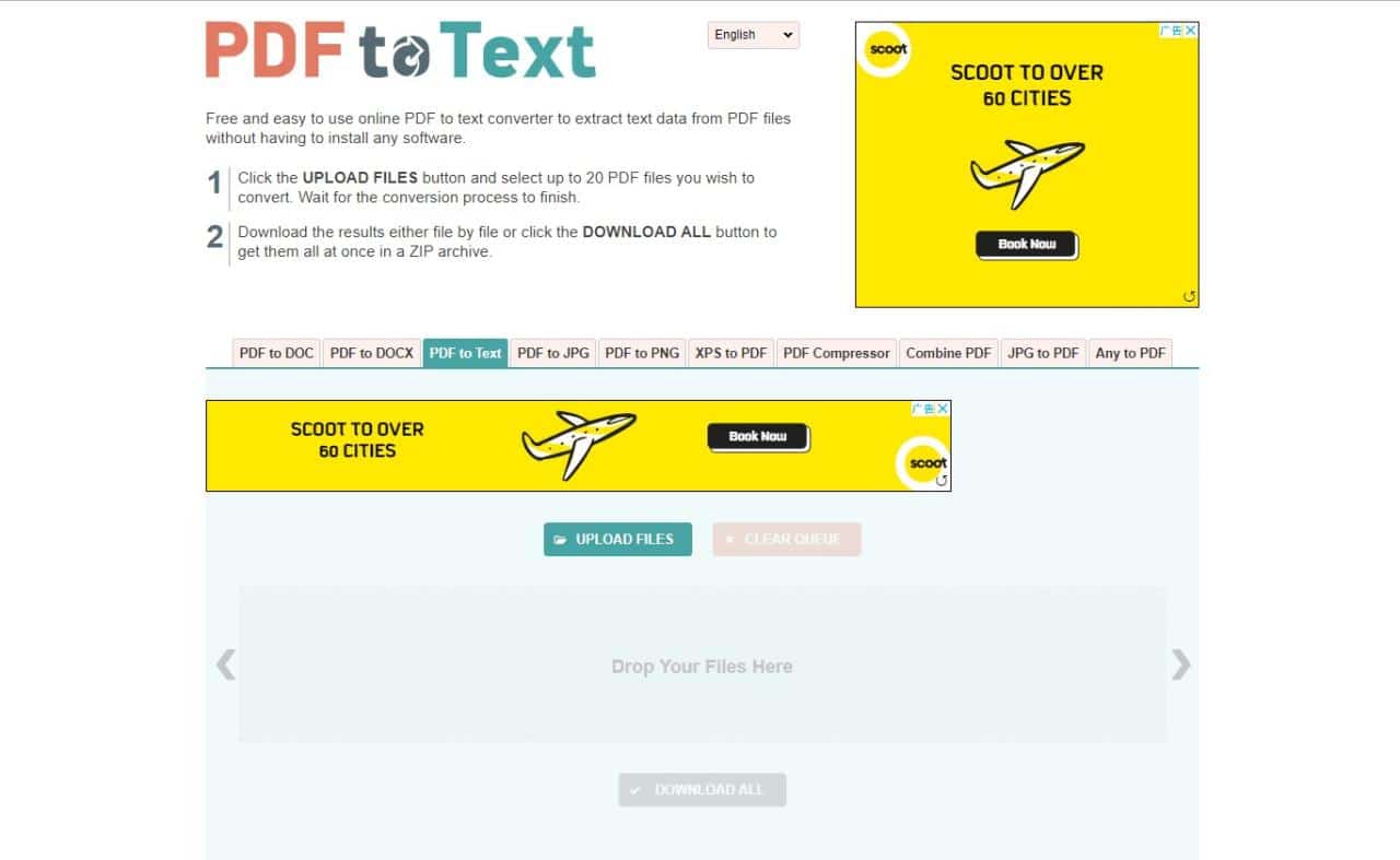 pdf2text convertidor de pdf a texto