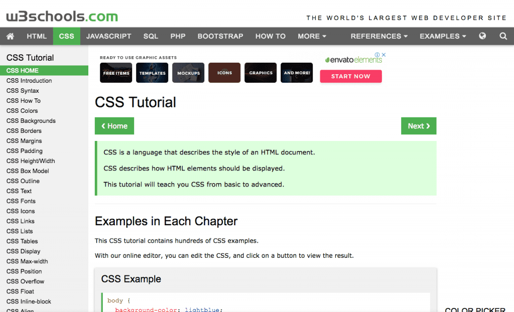 Mejores Editores, plantillas y páginas para aprender CSS