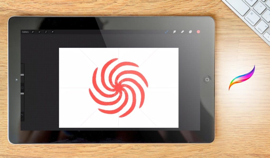 Ejemplo de panel de Procreate