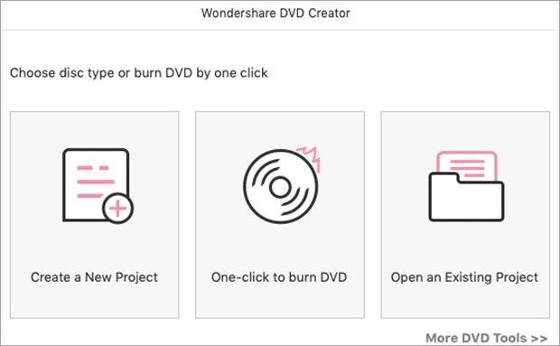 Creador de DVD Wondershare