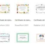Modelos y ejemplos de certificados