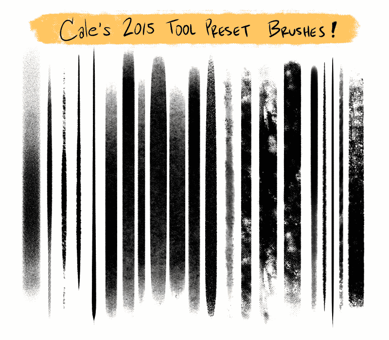 14. Set de pinceles de herramientas de Photoshop #1
