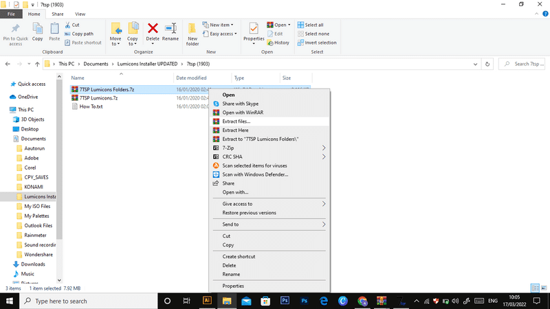Paquetes de iconos de Windows 10