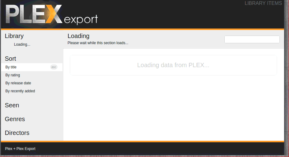 Plugin de exportación de Plex