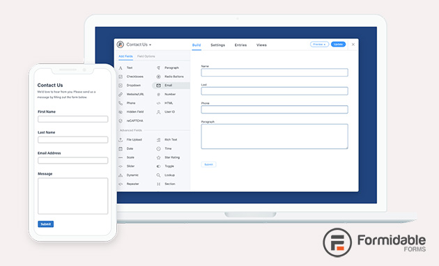 Formidable Forms el mejor plugin de encuestas para WordPress