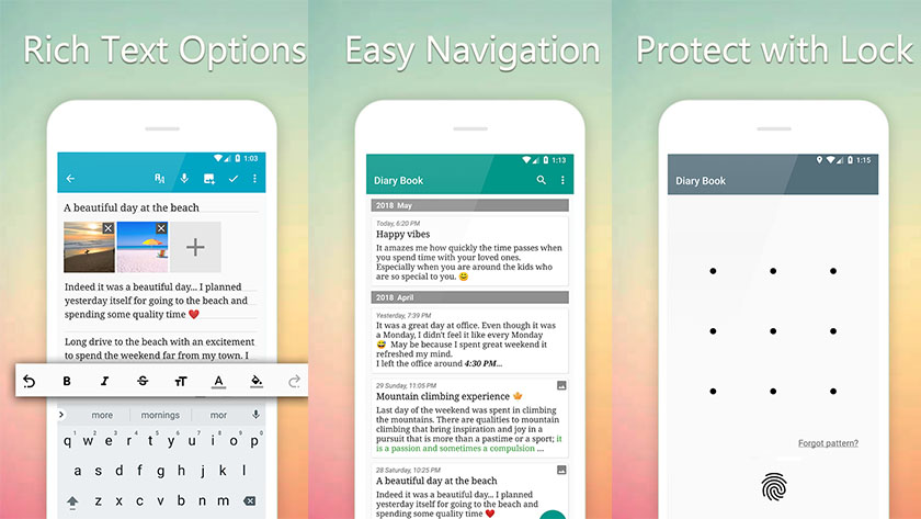 Diary Book - las mejores aplicaciones de agenda y diario para android