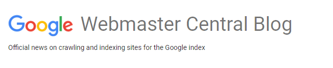 Blog de Google Webmaster Central