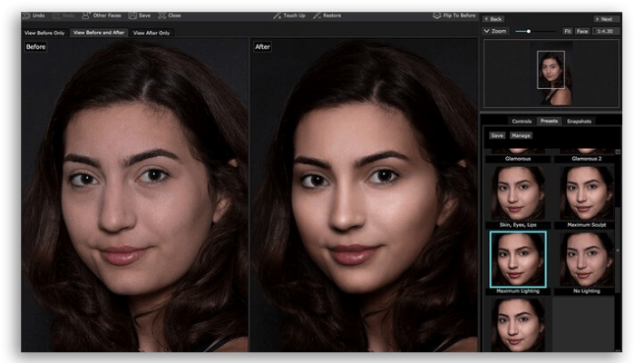 PortraitPro Software de edición de retratos