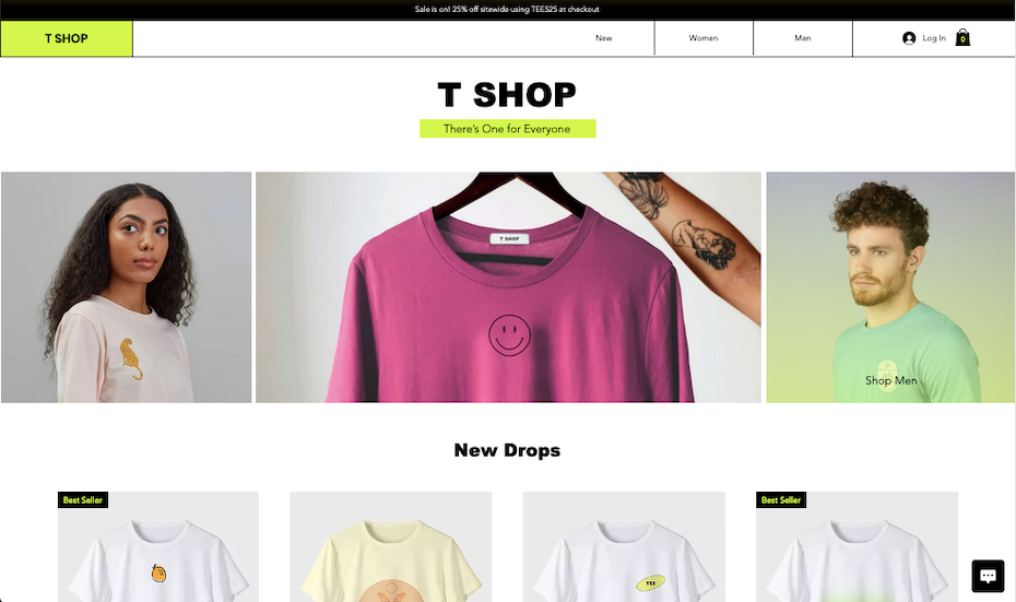 Captura de pantalla de las mejores plantillas Wix 2021