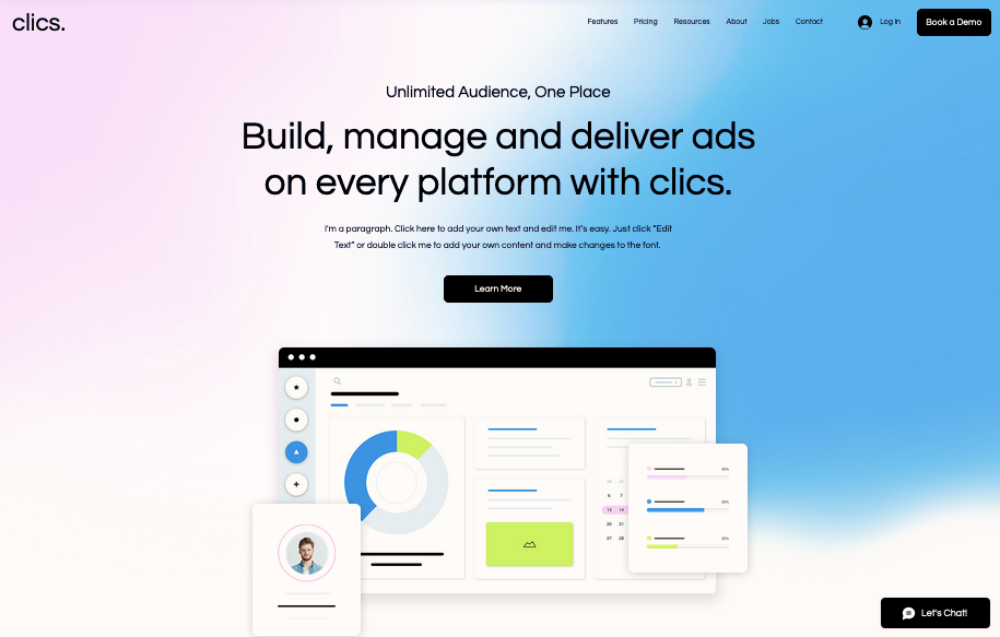 Captura de pantalla de las mejores plantillas Wix 2021