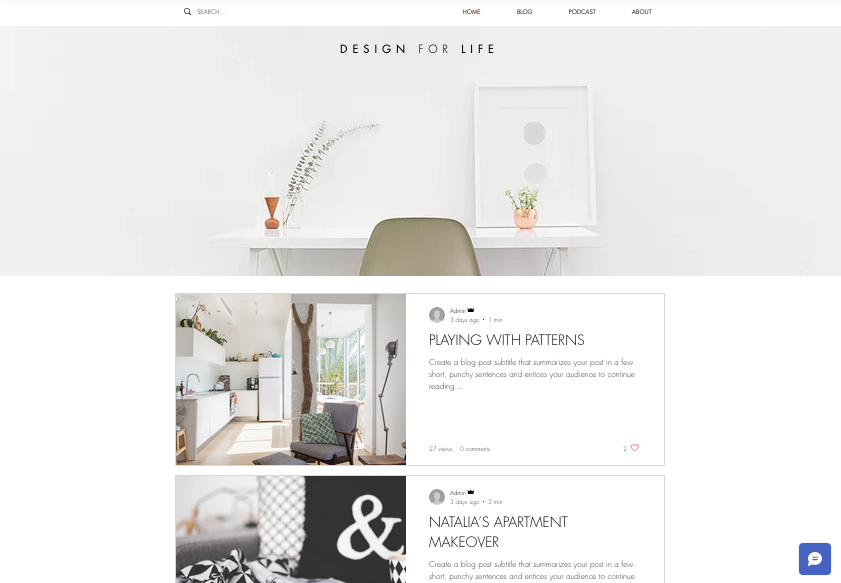 Captura de pantalla de las mejores plantillas Wix 2021