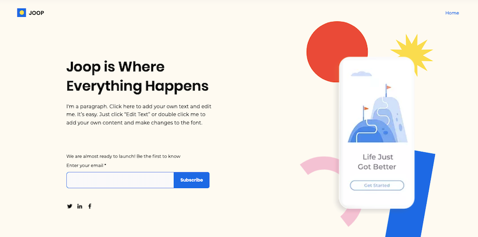Captura de pantalla de las mejores plantillas Wix 2021
