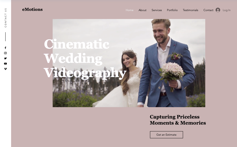Captura de pantalla de las mejores plantillas Wix 2021