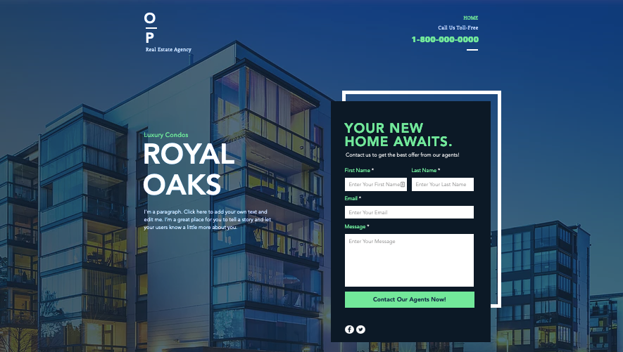 Captura de pantalla de las mejores plantillas Wix 2021