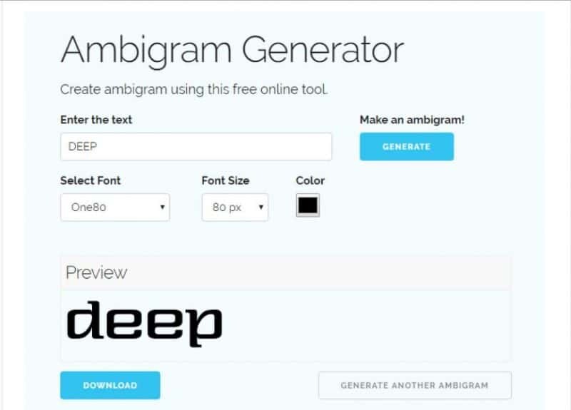 ambigrama online