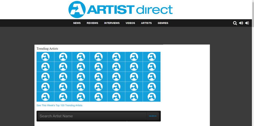 Artist Direct: sitio web para bandas sonoras de películas gratis