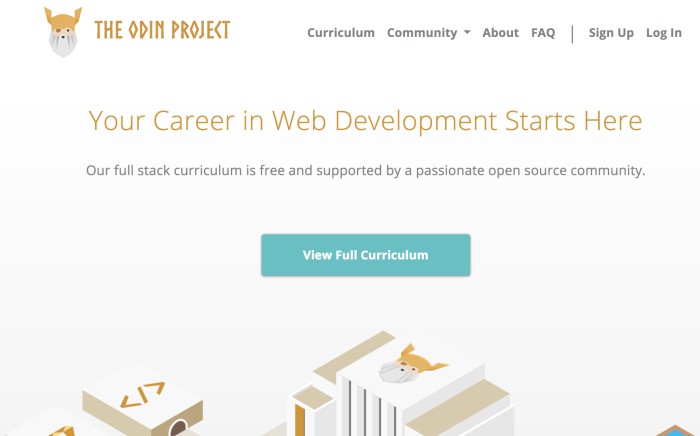 Los mejores sitios web para aprender programación y desarrollo web para principiantes - El Proyecto Odín
