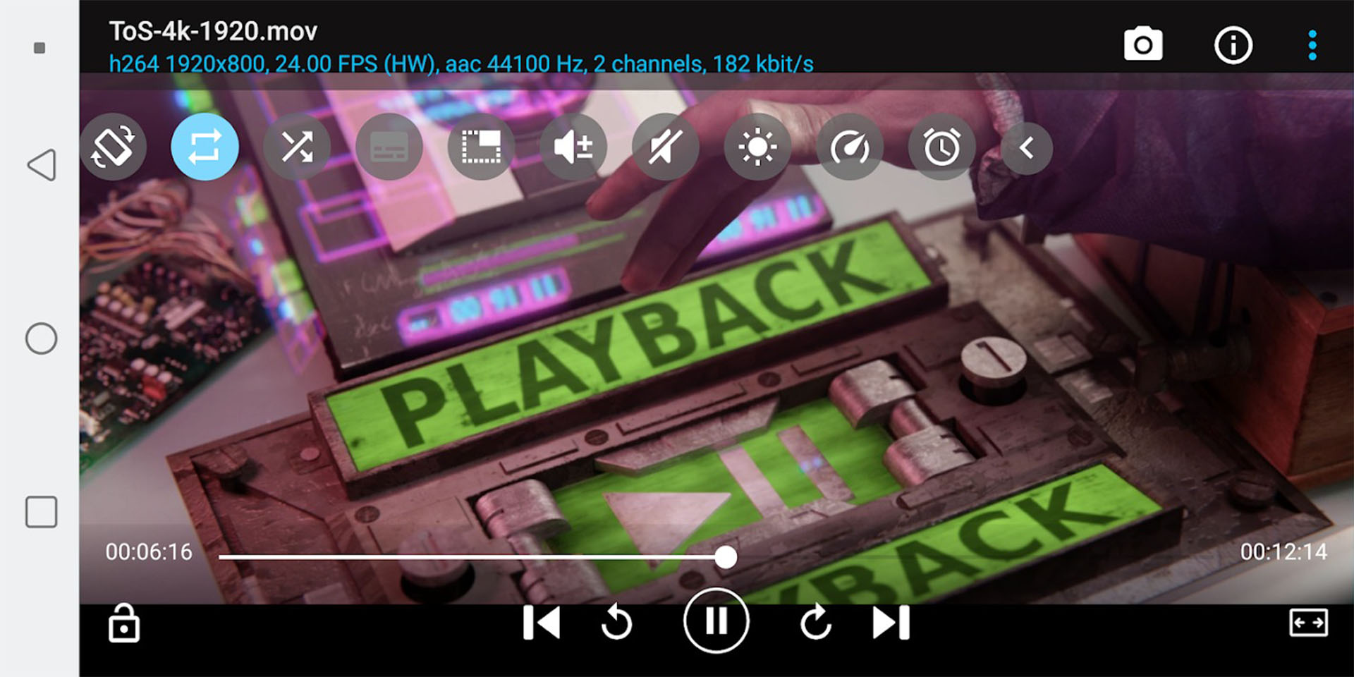 Captura de pantalla de BSPlayer 2020