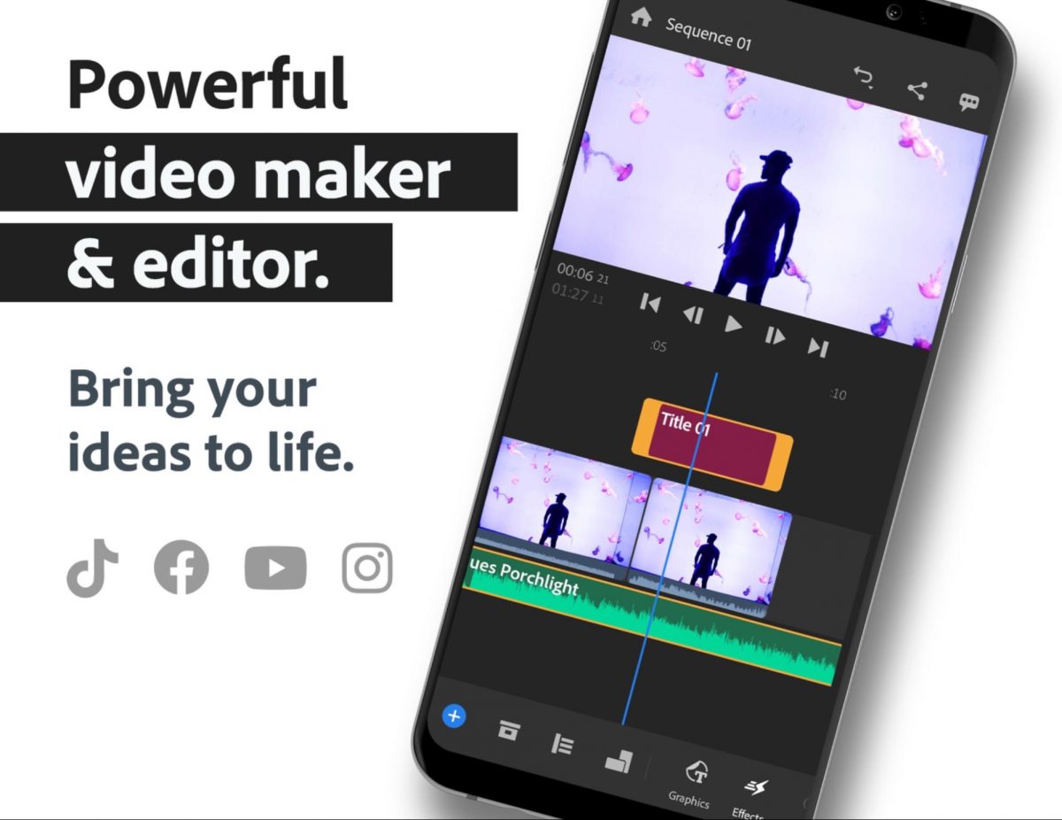 Adobe Premiere Rush: una aplicación para añadir música al vídeo