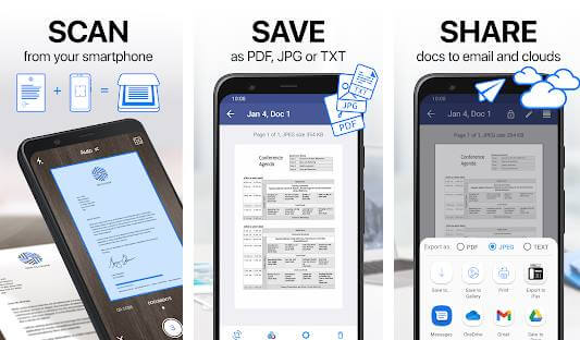 Aplicación de escáner iScanner-PDF