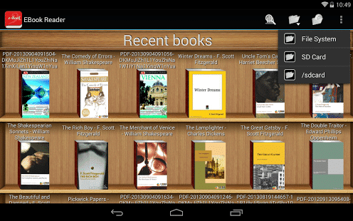 Ebook Reader app