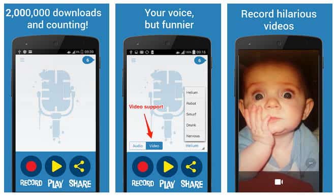 Cambiador de voz Helium