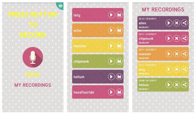 Cambiador de voz de KidsAppBox