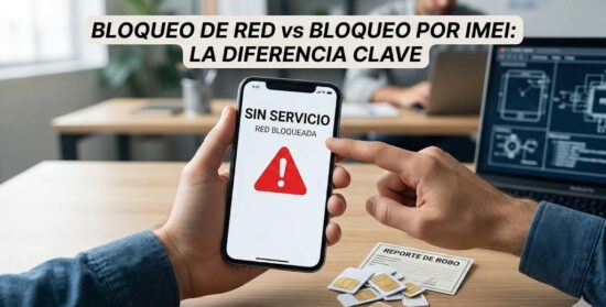 Diferencia clave entre bloqueo por IMEI y bloqueo de red